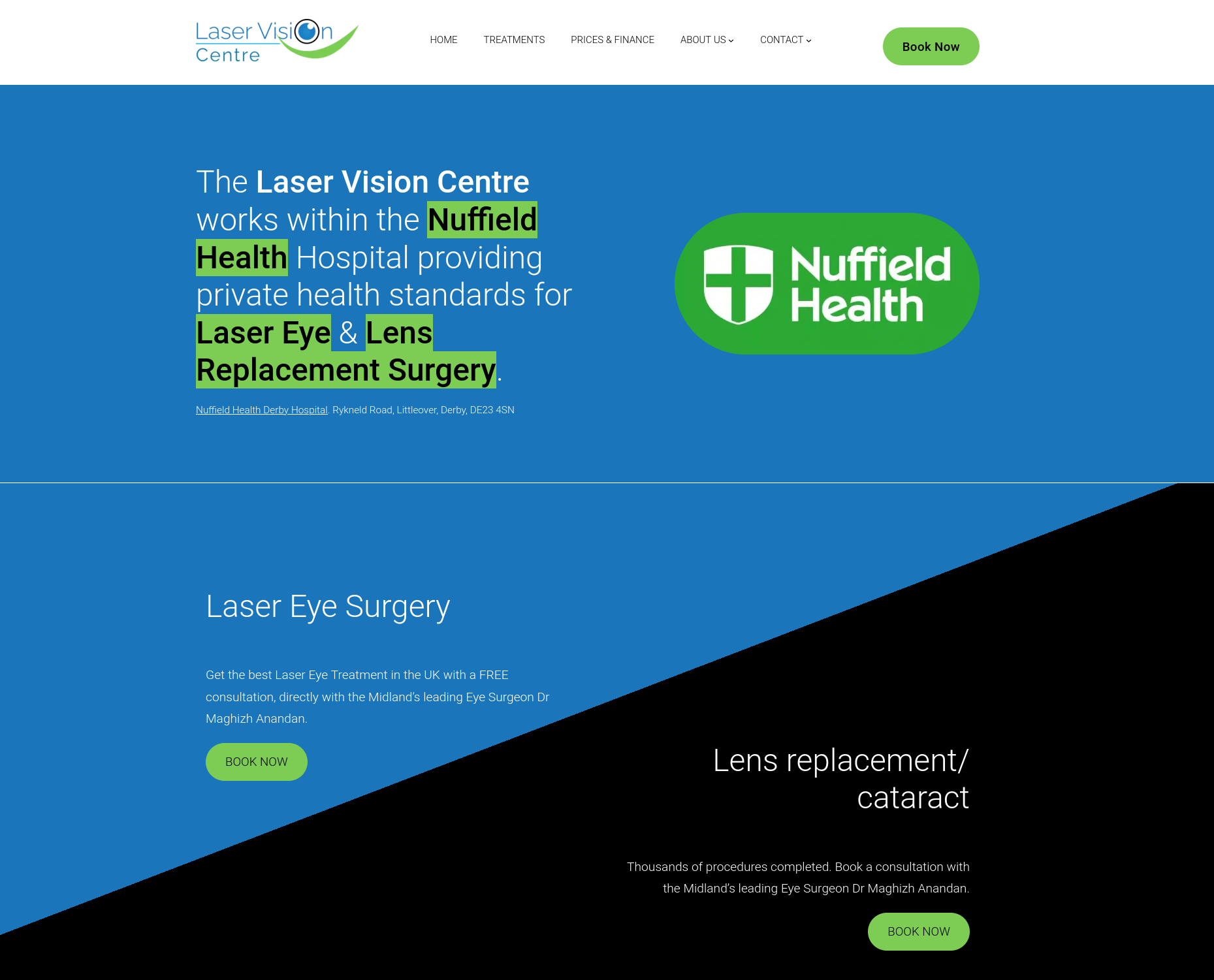 Health care website design